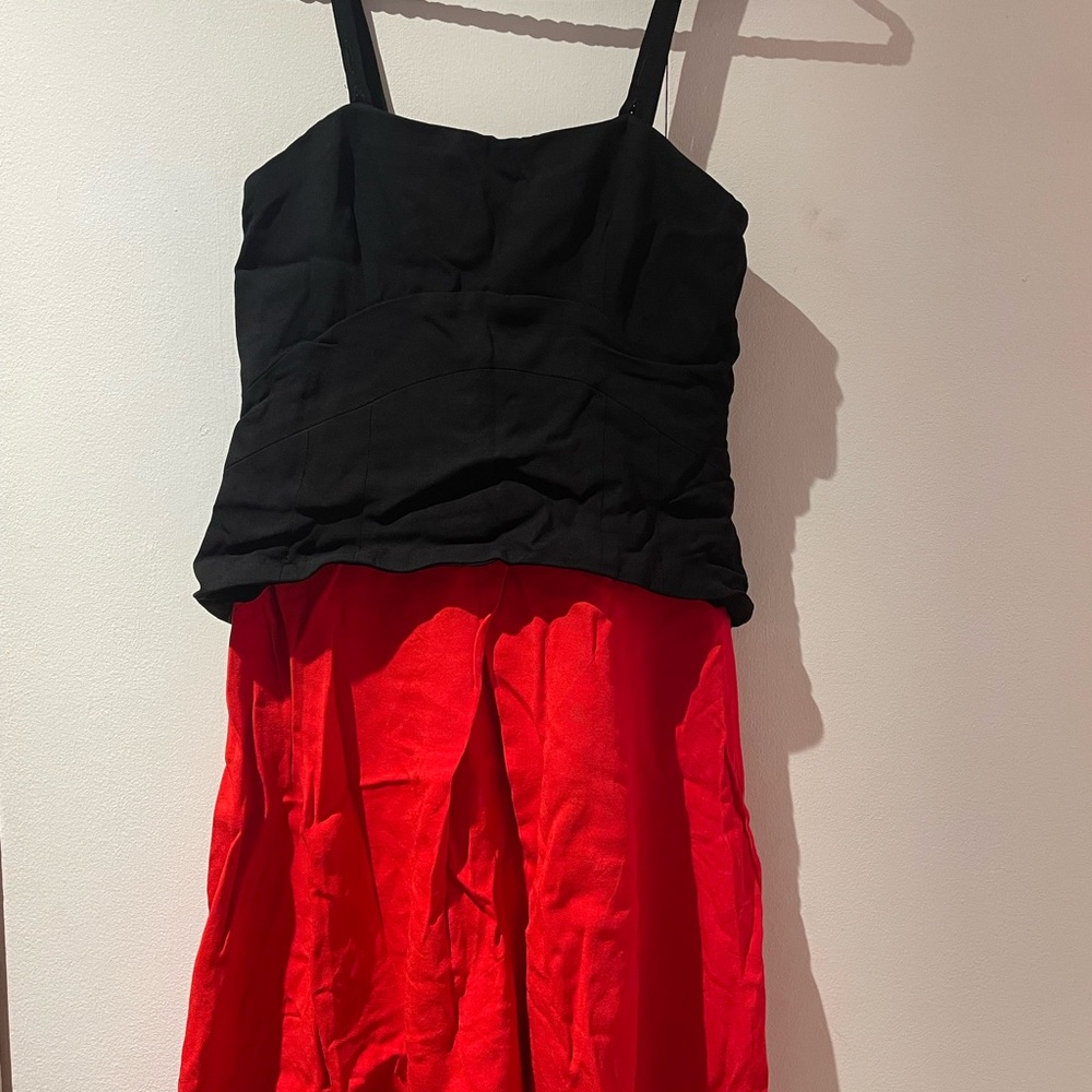 Pinko Black and Red Mini Dress